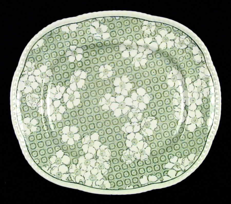 Prunus 11" Oval Serving Platter by Royal Cauldon-1