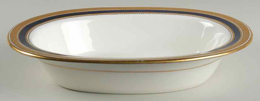 4145 9" Oval Vegetable Bowl by Royal Cauldon-1