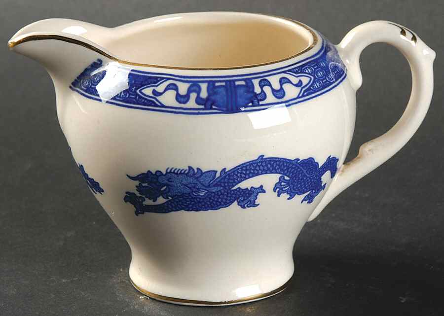 Dragon (Gold Trim) Creamer by Royal Cauldon-1