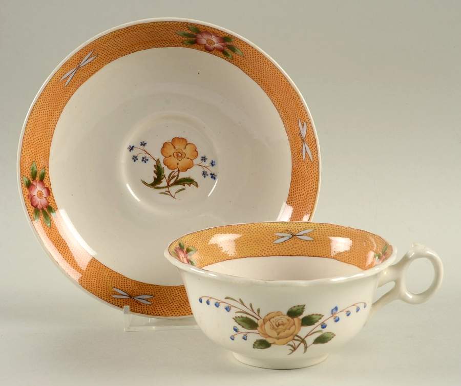 ROC4 Footed Cup & Saucer Set by Royal Cauldon-1