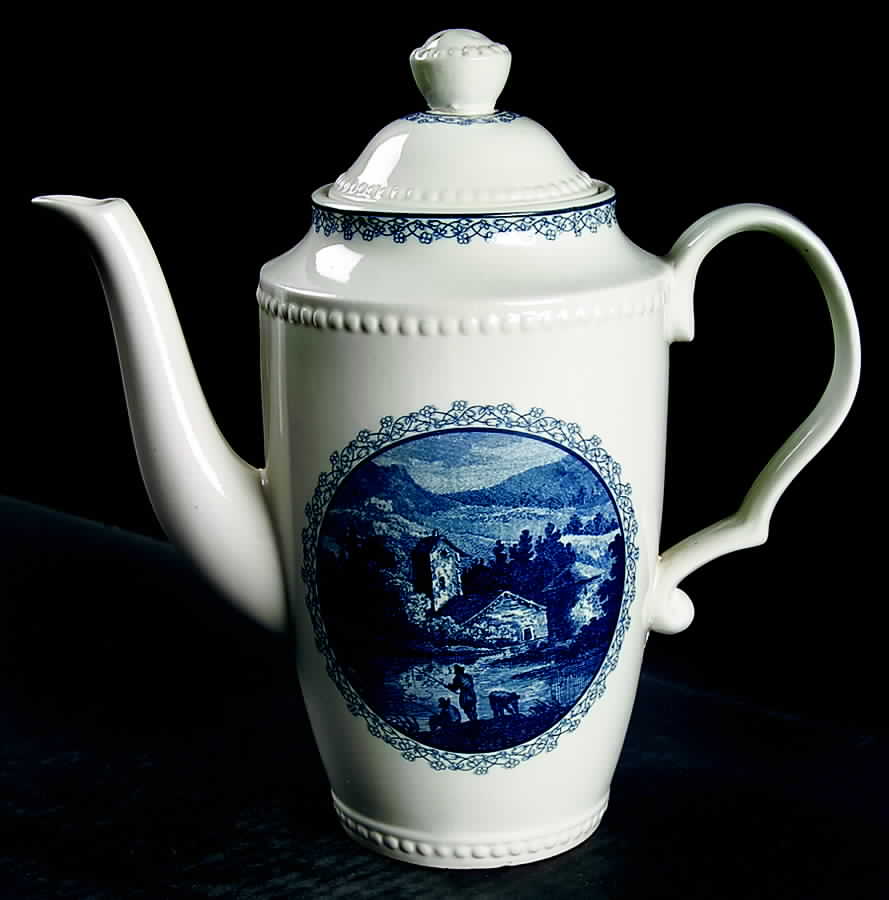 Scenario Coffee Pot & Lid by Royal Cauldon-1