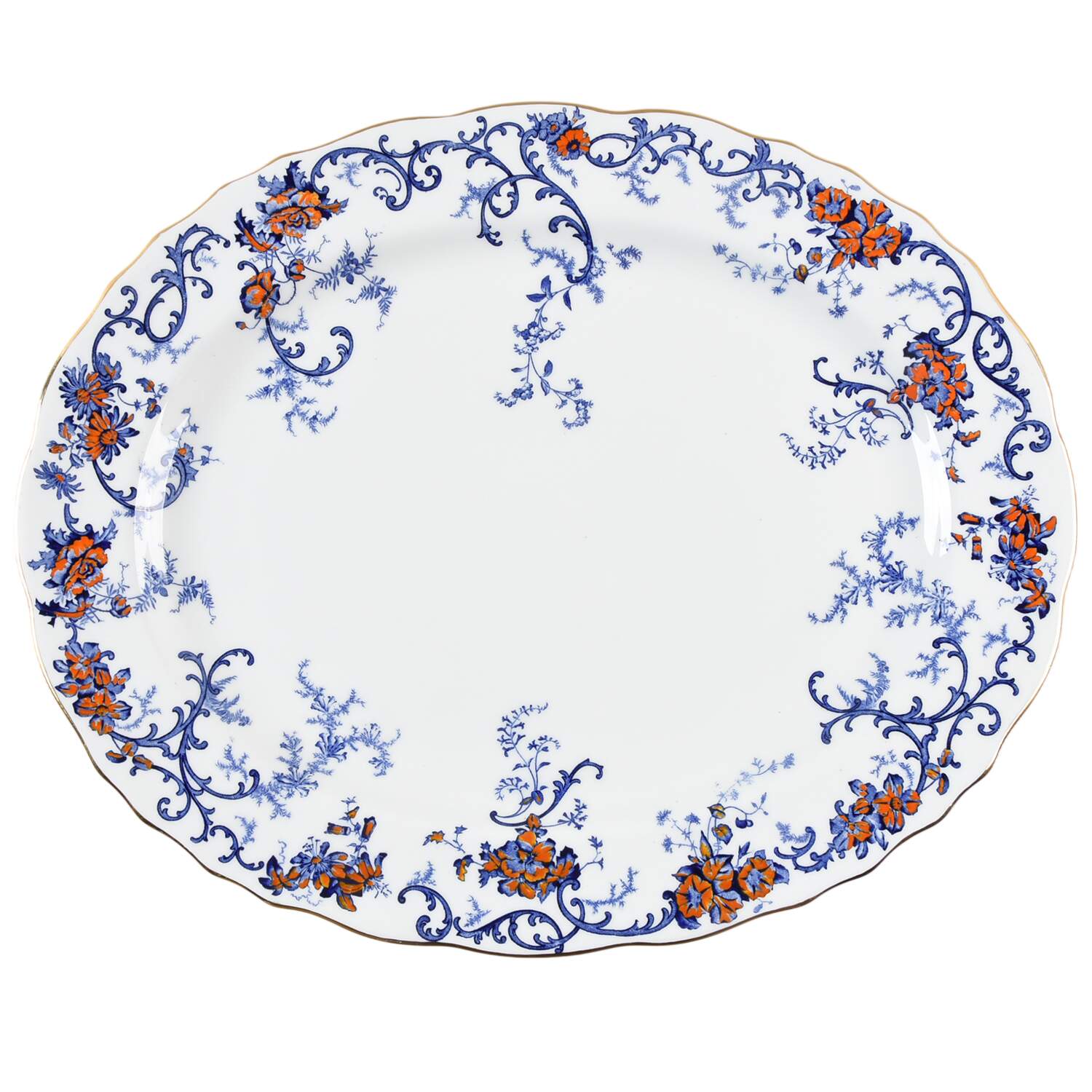 Shangri La 16" Oval Serving Platter by Royal Cauldon-1
