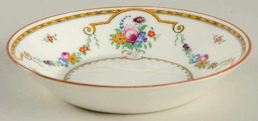 Sledmere (White Background) Fruit/Dessert (Sauce) Bowl by Royal Cauldon-1