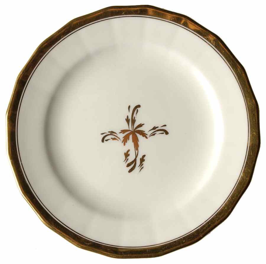 Tea Leaf Bread & Butter Plate by Royal Cauldon-1
