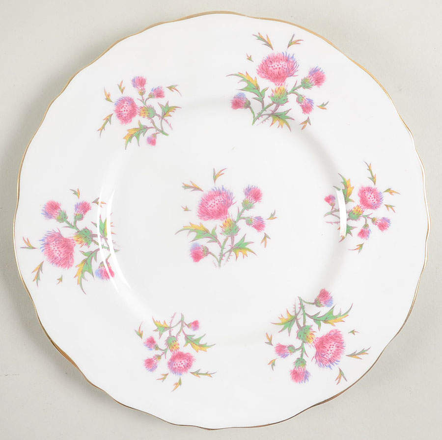 Thistle Luncheon Plate by Royal Cauldon-1