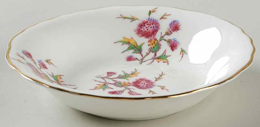 Thistle Fruit/Dessert (Sauce) Bowl by Royal Cauldon-1