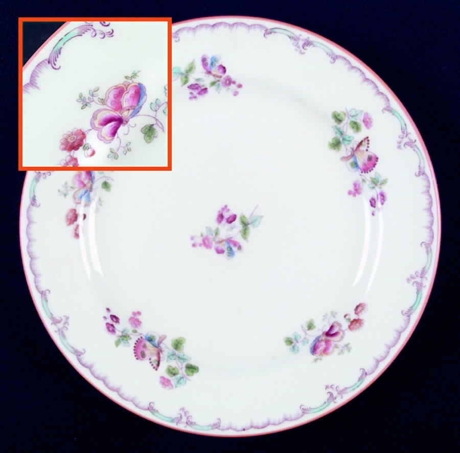 Chintz Luncheon Plate by Ridgway (Ridgways)-1