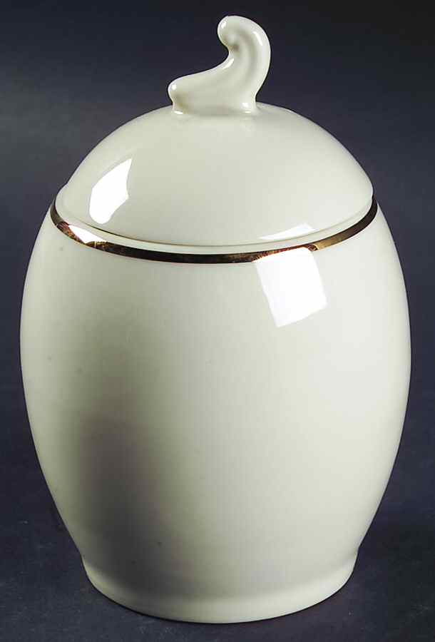 Simplicity Gold Sugar Bowl & Lid by Royal Devon-1
