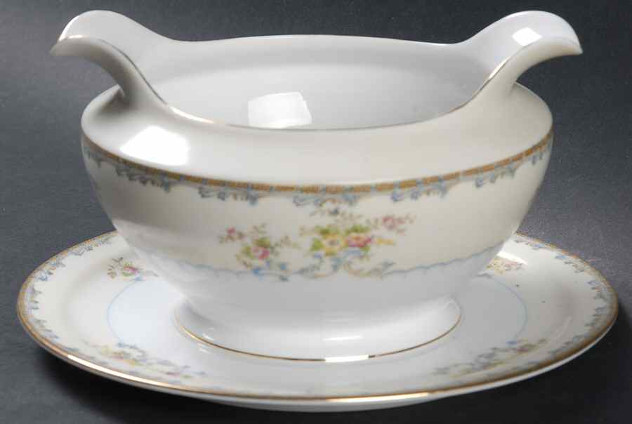 Adams Gravy Boat with Attached Underplate by Royal Embassy-1