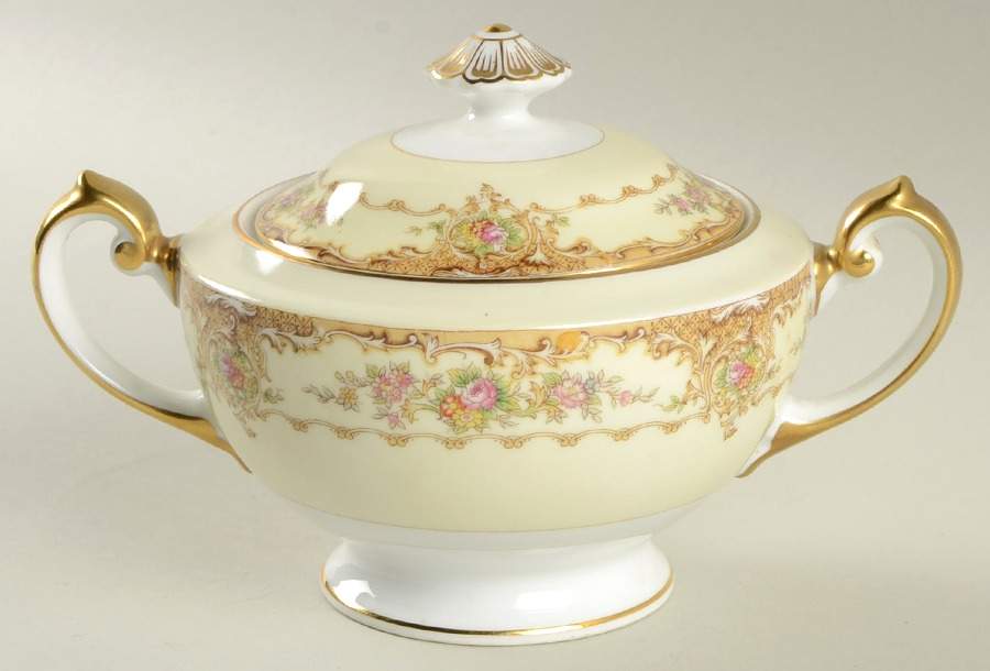 Alva Sugar Bowl & Lid by Royal Embassy-1