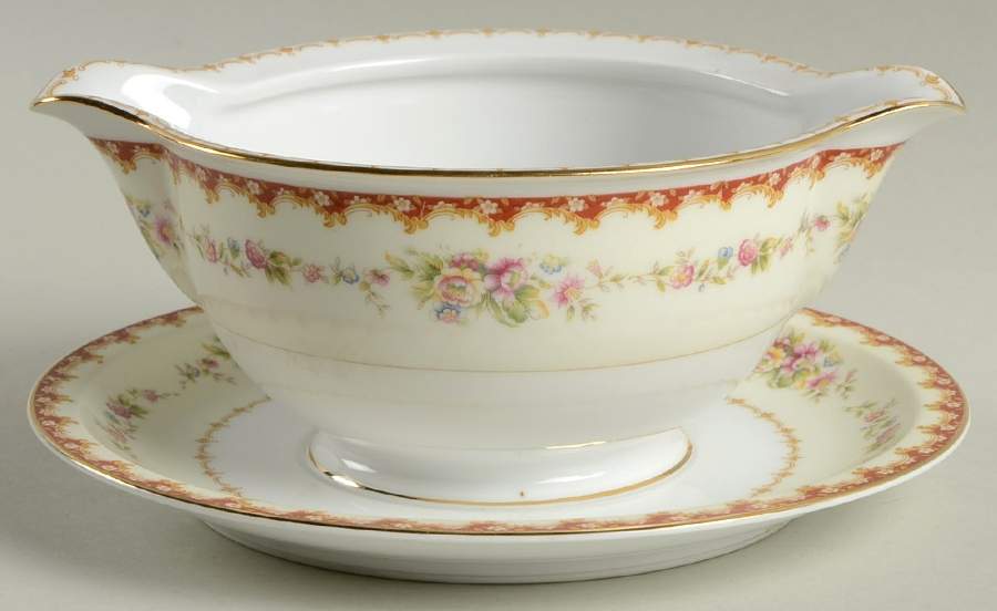 Austin Gravy Boat with Attached Underplate by Royal Embassy-1
