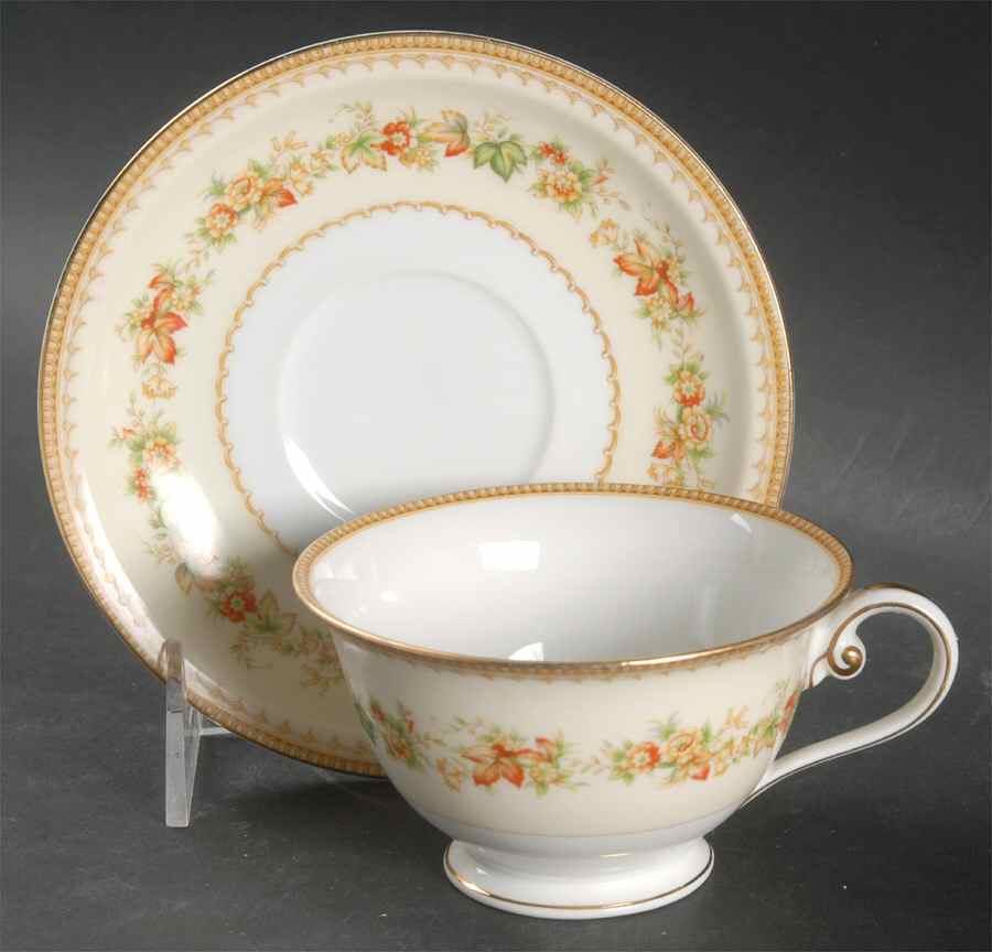 Bristol Footed Cup & Saucer Set by Royal Embassy-1
