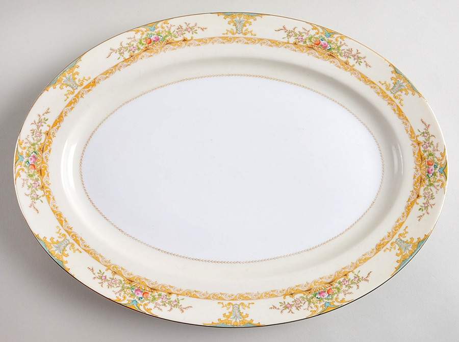 Carthage 14" Oval Serving Platter by Royal Embassy-1