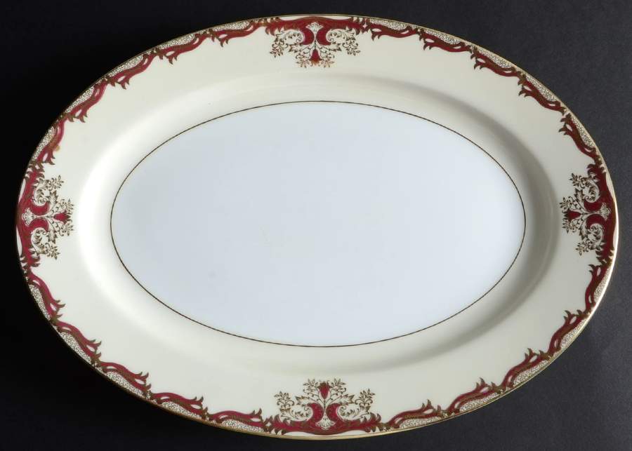 Derby 12" Oval Serving Platter by Royal Embassy-1