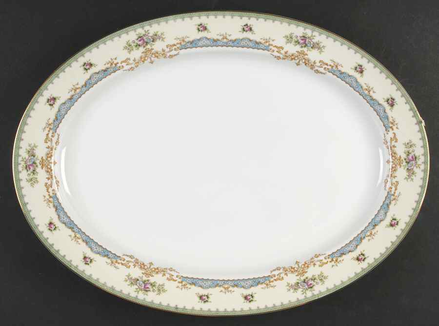 Easton 16" Oval Serving Platter by Royal Embassy-1