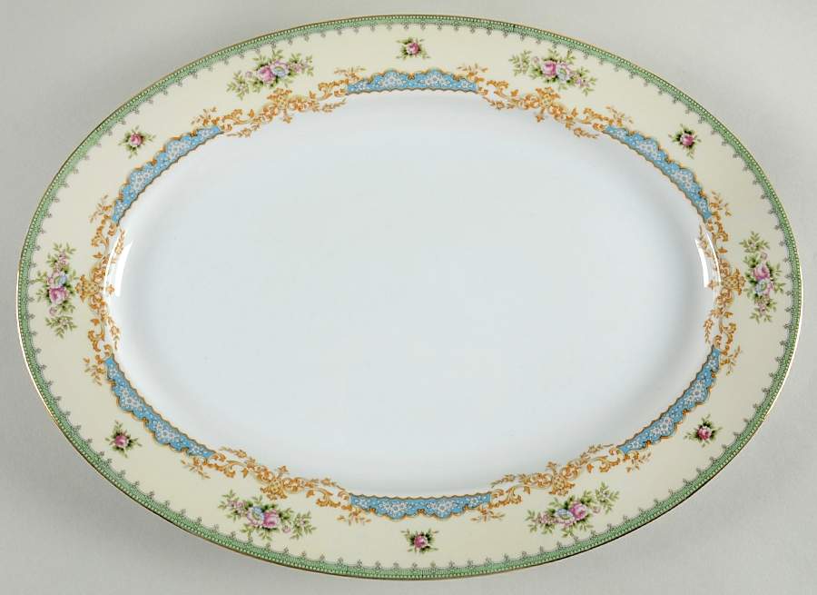 Easton 14" Oval Serving Platter by Royal Embassy-1