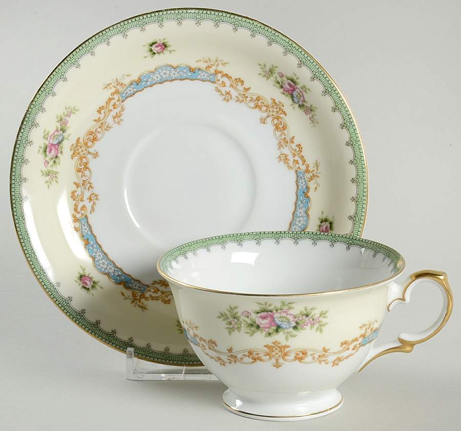 Easton Footed Cup & Saucer Set by Royal Embassy-1