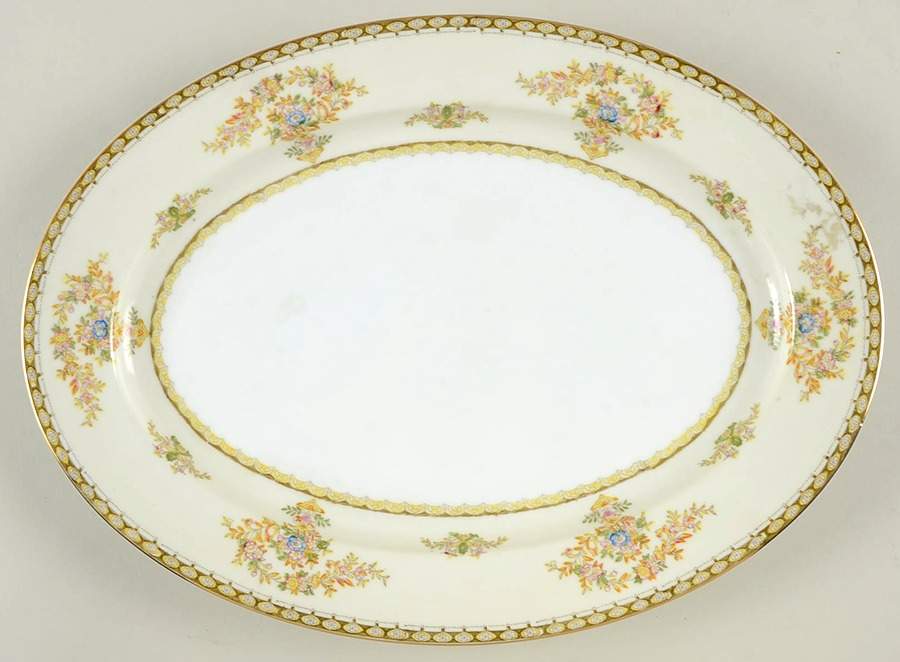 Fresuno Fresno 14" Oval Serving Platter by Royal Embassy-1