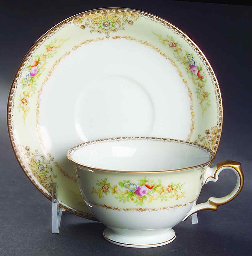 Jackson Footed Cup & Saucer Set by Royal Embassy-1