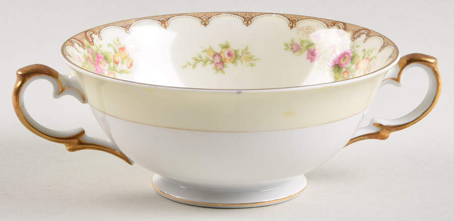 Lincoln Footed Cream Soup Bowl by Royal Embassy-1