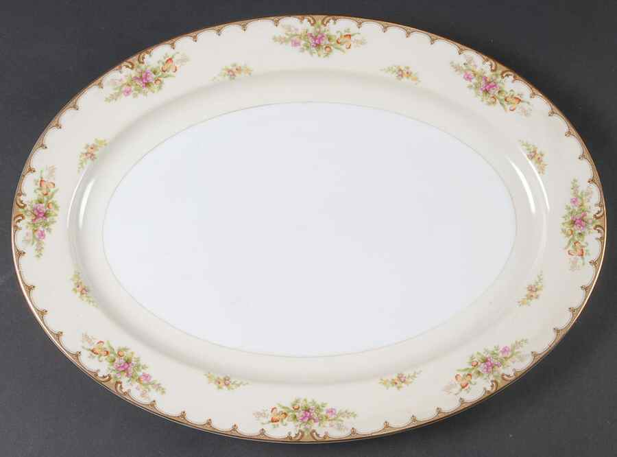 Lincoln 16" Oval Serving Platter by Royal Embassy-1