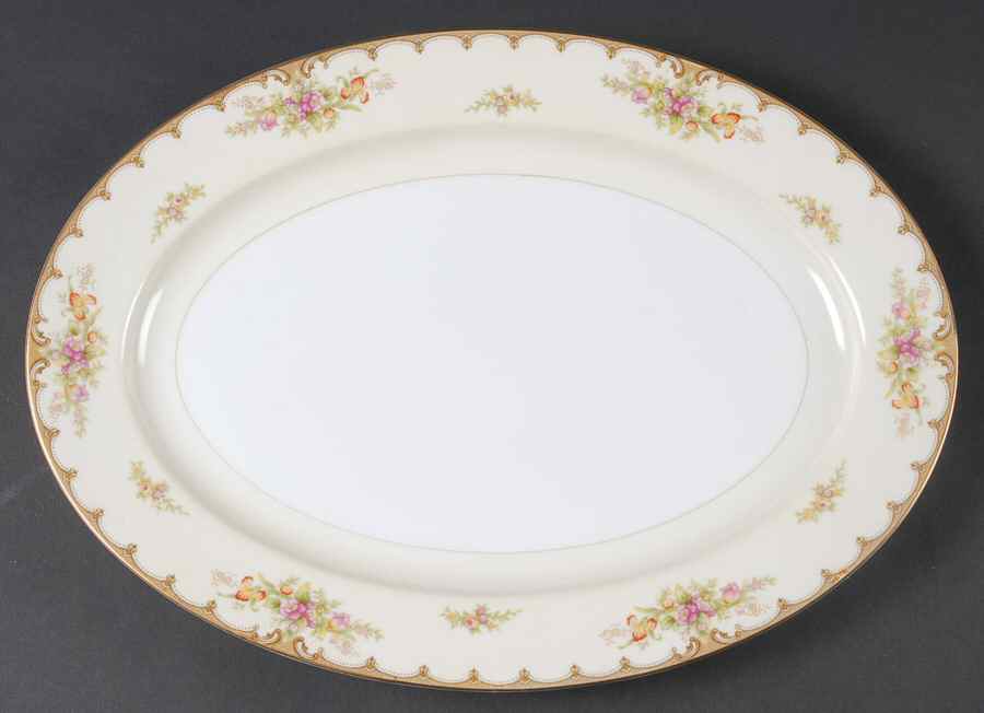 Lincoln 14" Oval Serving Platter by Royal Embassy-1