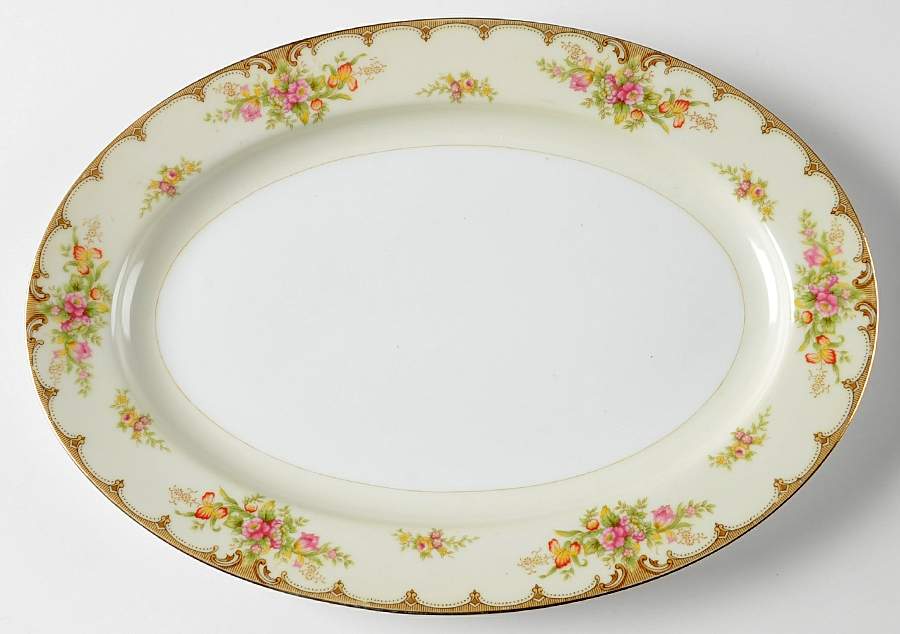 Lincoln 12" Oval Serving Platter by Royal Embassy-1