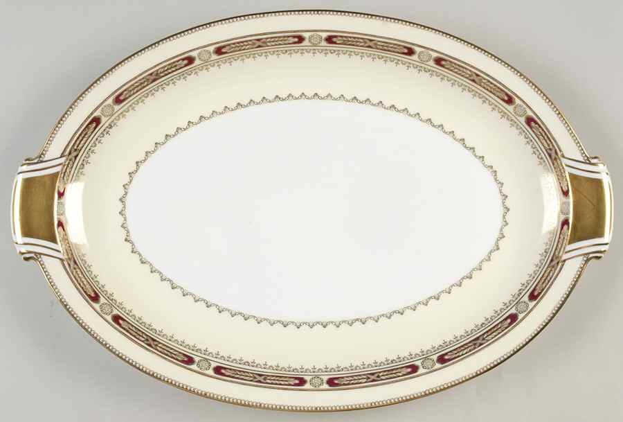 Marion 17" Oval Serving Platter by Royal Embassy-1