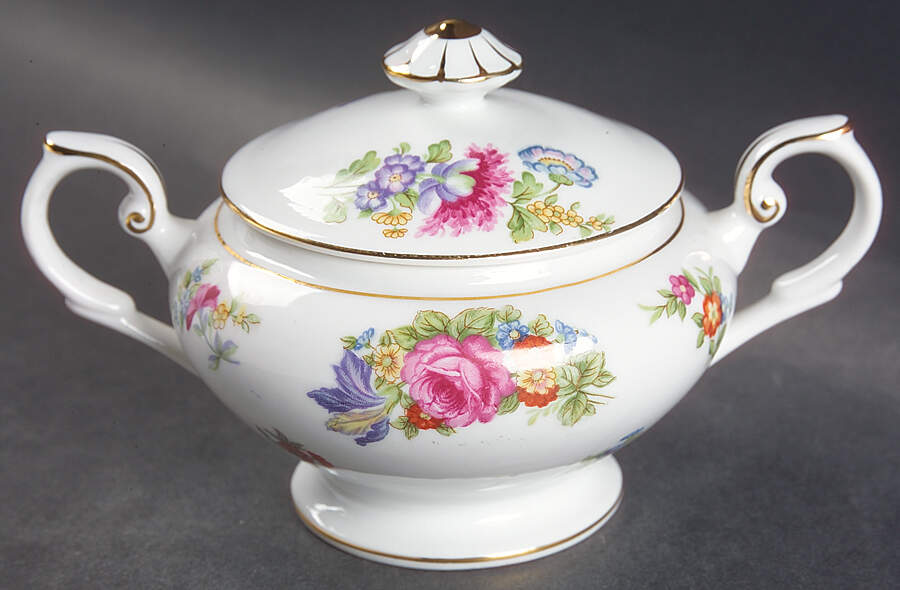 Monte Carlo Sugar Bowl & Lid by Royal Embassy-1