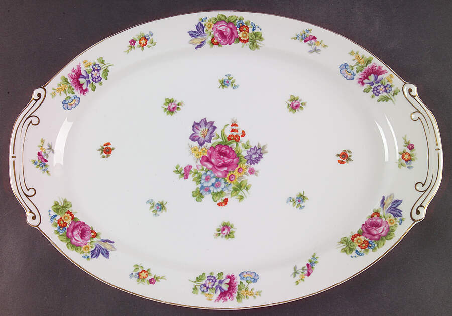 Monte Carlo 16" Oval Serving Platter by Royal Embassy-1