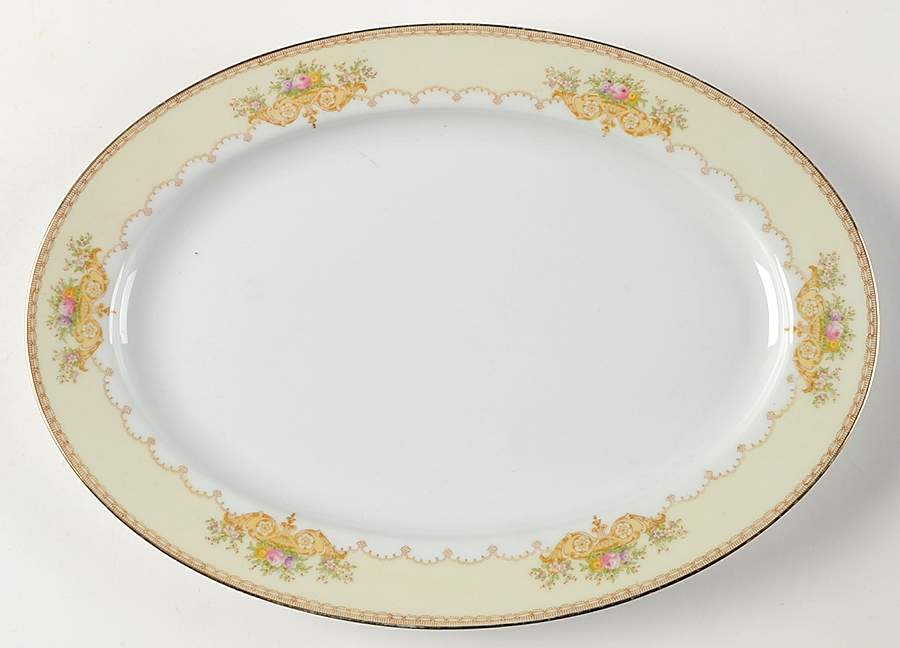 Norwich 12" Oval Serving Platter by Royal Embassy-1