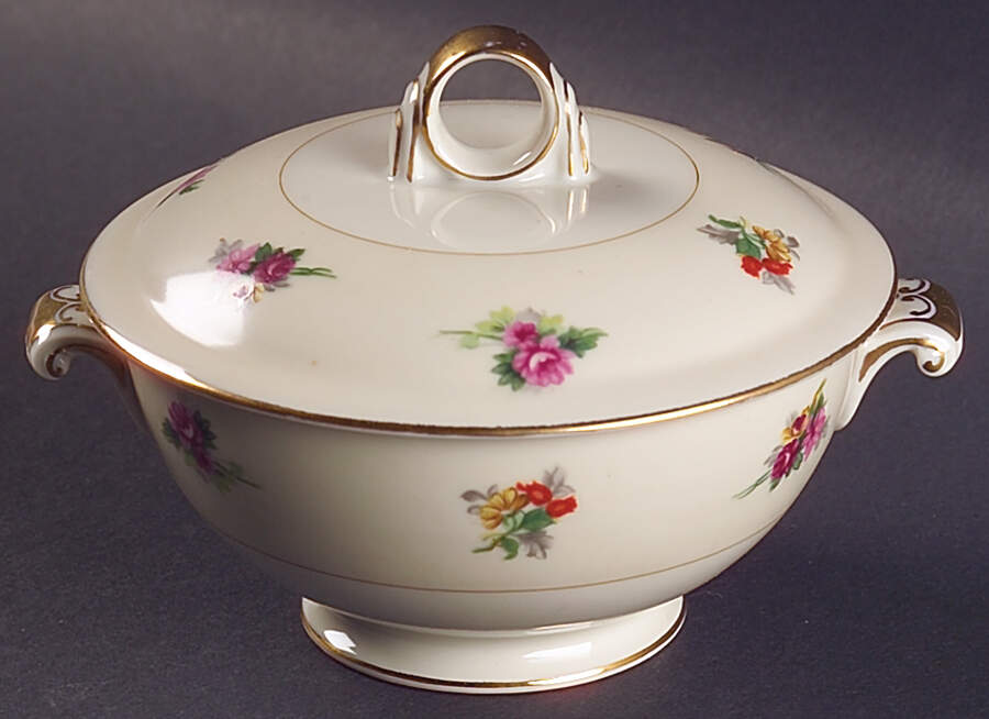 Pasadena Sugar Bowl & Lid by Royal Embassy-1