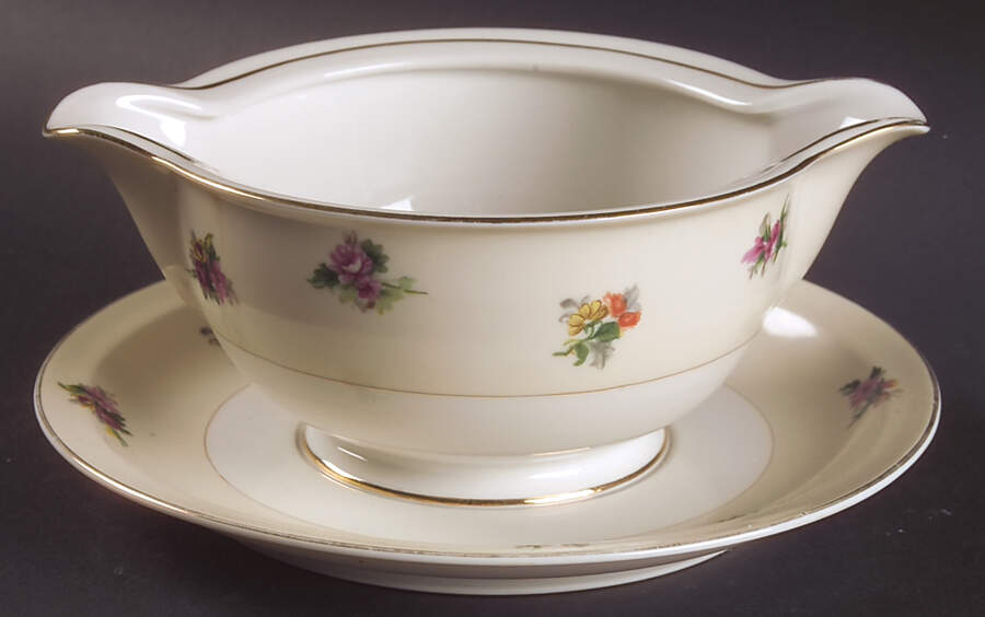 Pasadena Gravy Boat with Attached Underplate by Royal Embassy-1