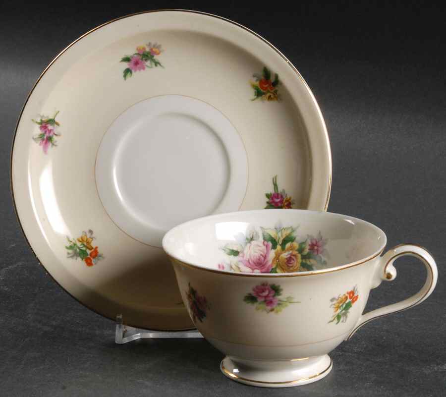 Pasadena Footed Cup & Saucer Set by Royal Embassy-1