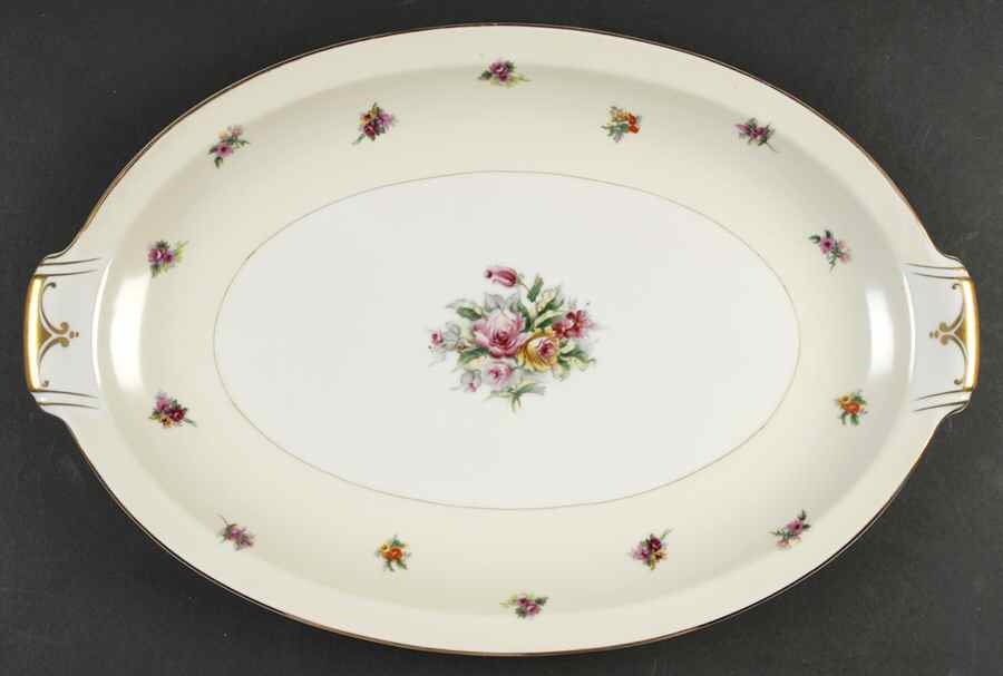 Pasadena 17" Oval Serving Platter by Royal Embassy-1