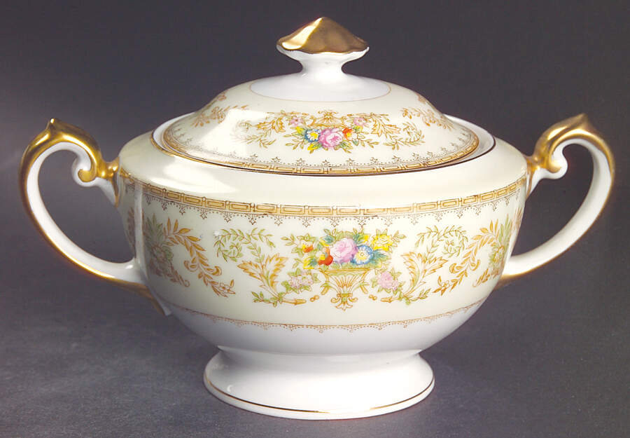Pueblo Sugar Bowl & Lid by Royal Embassy-1