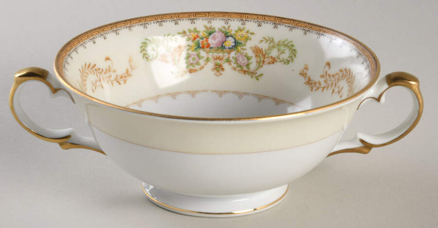 Pueblo Footed Cream Soup Bowl by Royal Embassy-1