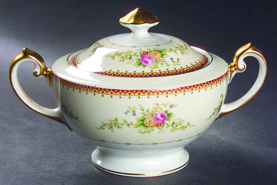 Racine Sugar Bowl & Lid by Royal Embassy-1