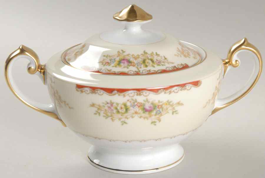 Reno Sugar Bowl & Lid by Royal Embassy-1