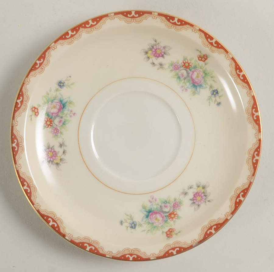 Rutland (Smooth Verge, Japan) Saucer for Footed Cup by Royal Embassy-1