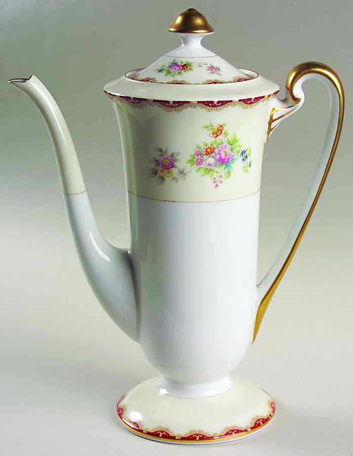 Rutland (Smooth Verge, Japan) Chocolate Pot & Lid by Royal Embassy-1