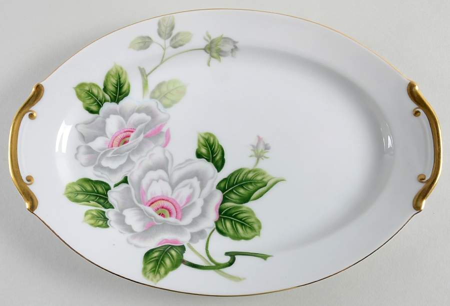 Scarsdale 12" Oval Serving Platter by Royal Embassy-1