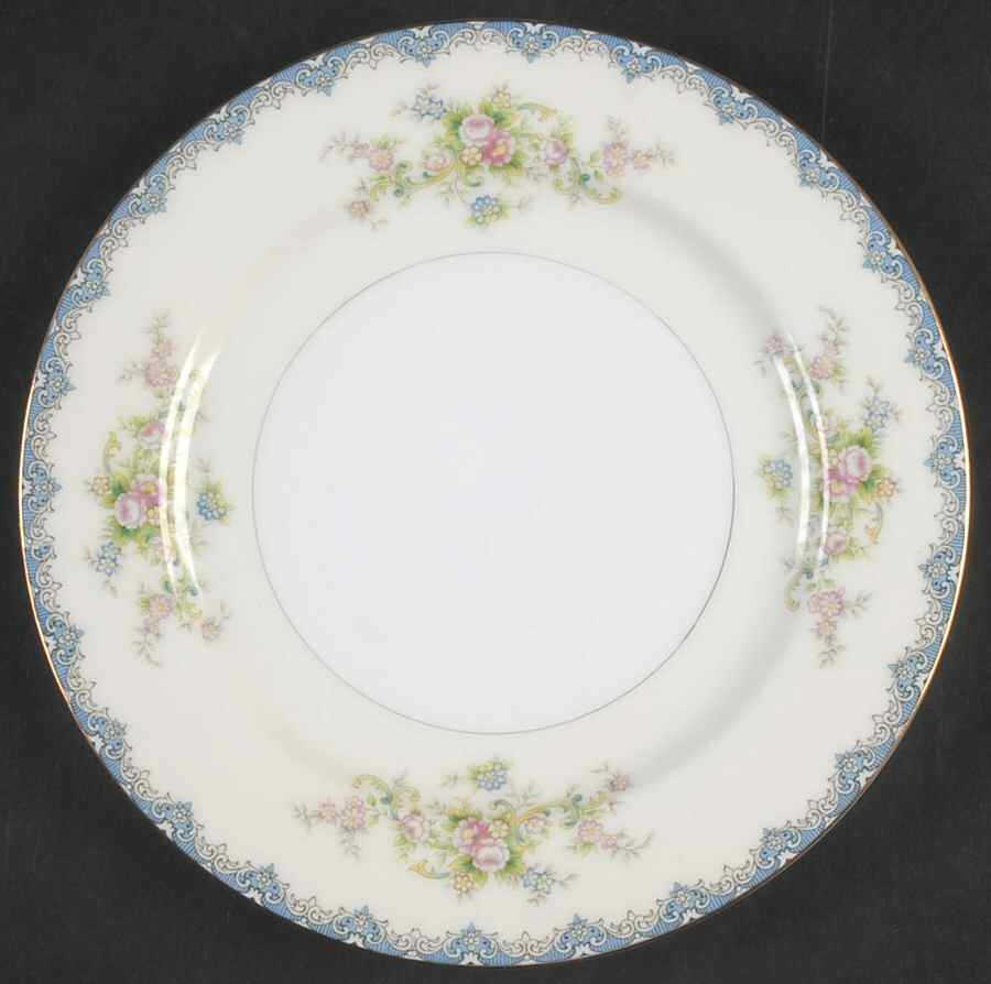 Seneca Blue Salad Plate by Royal Embassy-1