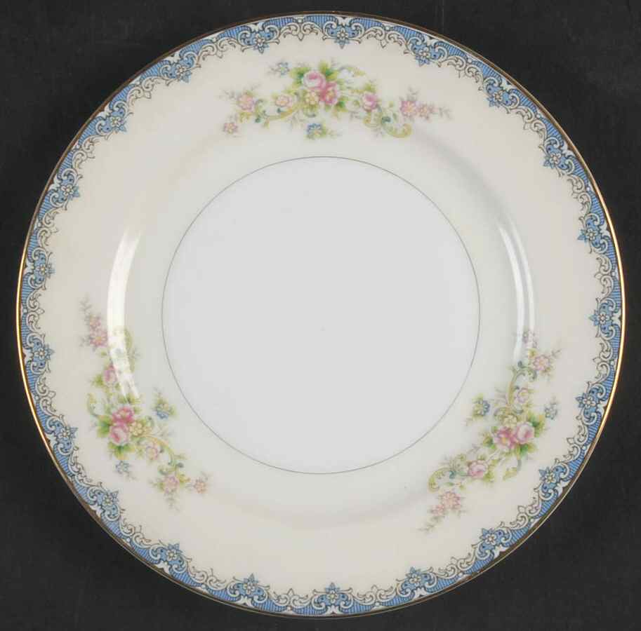 Seneca Blue Bread & Butter Plate by Royal Embassy-1