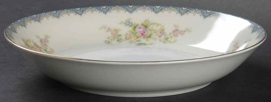 Seneca Blue Coupe Soup Bowl by Royal Embassy-1