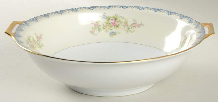 Seneca Blue 9" Round Vegetable Bowl by Royal Embassy-1