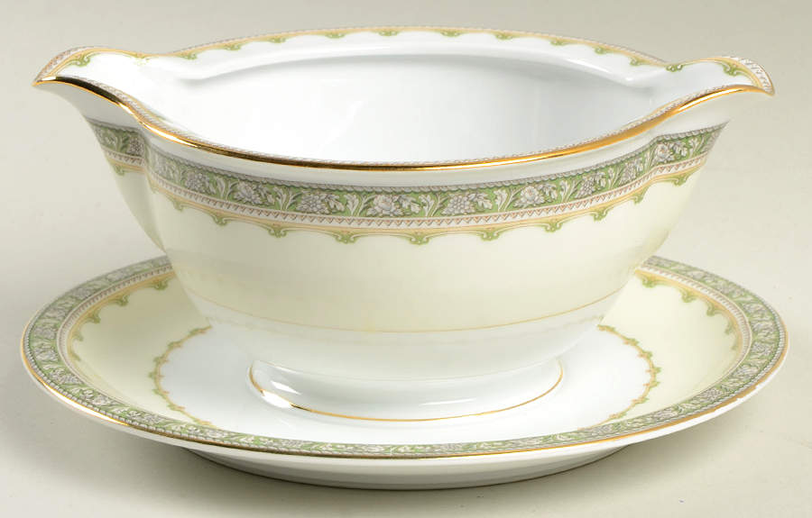 Tioga Round Gravy Boat/Attached Underplate by Royal Embassy-1