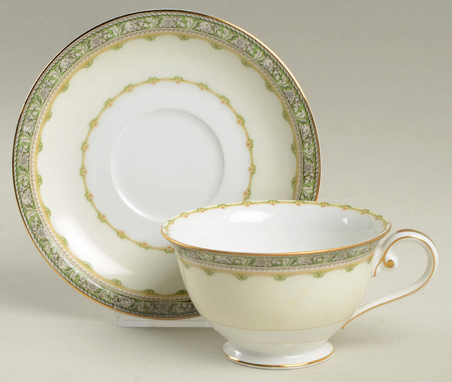 Tioga Footed Cup & Saucer Set by Royal Embassy-1