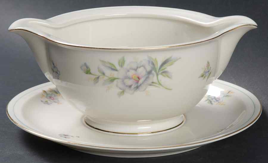 Virginia Gravy Boat with Attached Underplate by Royal Embassy-1