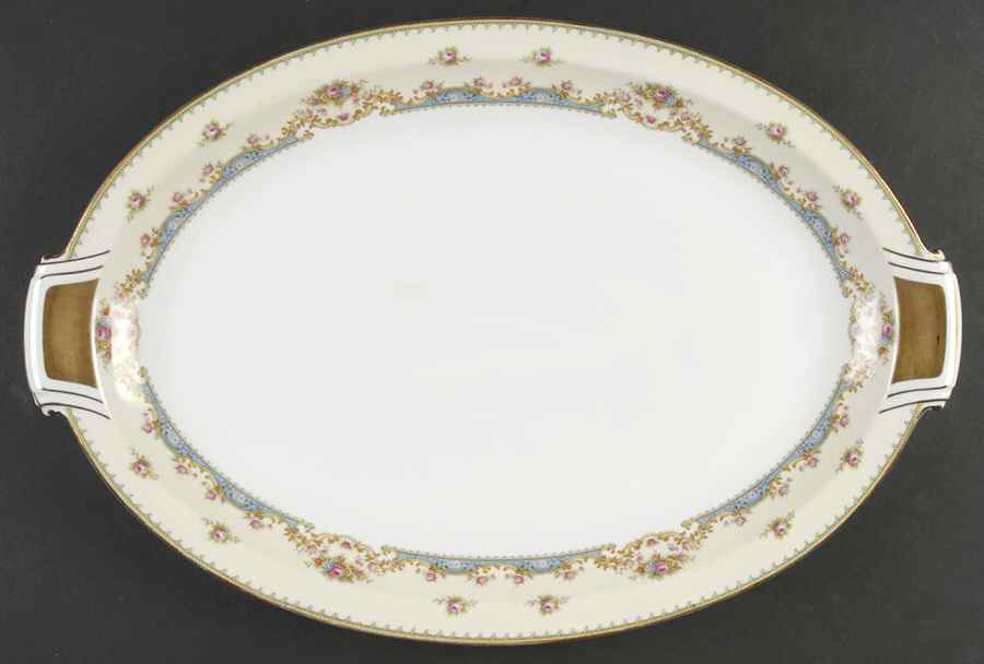 Wabash 17" Oval Serving Platter by Royal Embassy-1